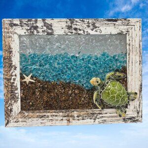 Green Turtle on Beach #1810